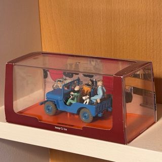 Maqueta Jeep Tintin CJ-2A Objetivo Luna