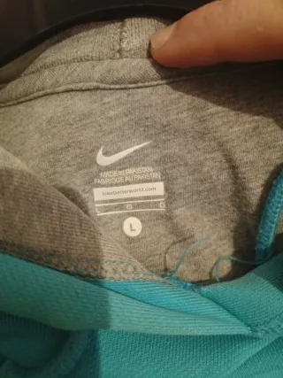 Felpa Nike donna azzurra