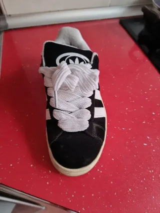 Zapatillas Adidas Campus Negras y Blancas