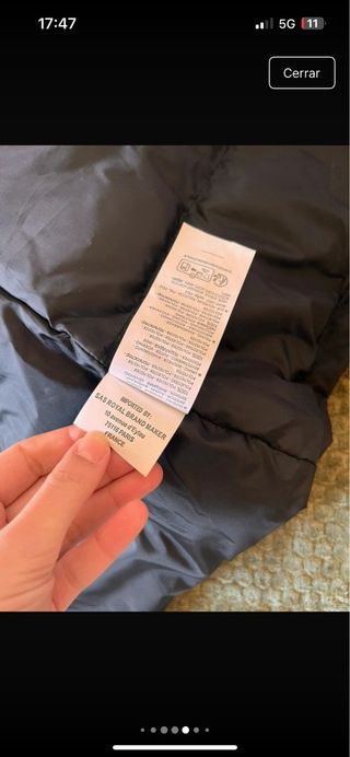 Parka Geographical Norway Negra con Capucha