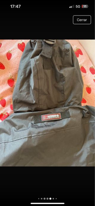 Parka Geographical Norway Negra con Capucha