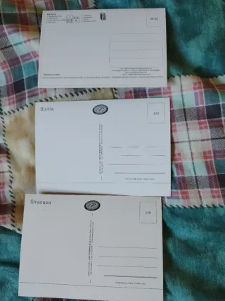 3 cartoline Sicilia