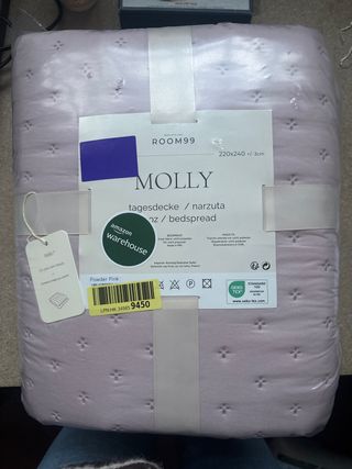 Colcha MOLLY 220x240 cm Rosa