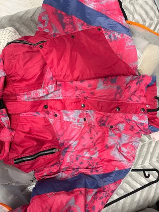 Mono de esquí vintage EXO años 90 – rosa retro