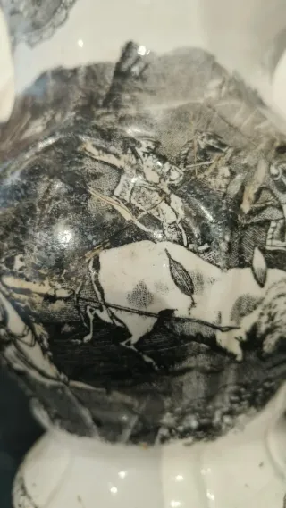 Jarra Aguamanil Loza Cartagena - Valarino