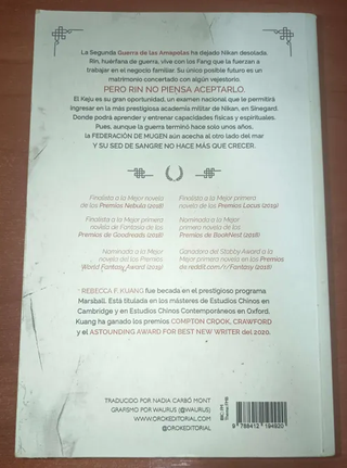 THE POPPY WAR (Spanish Edition)