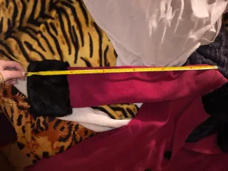 Cappotto bordeaux con eco pelliccia nera