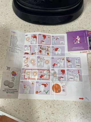 Cafetera Bosch Tassimo Negra