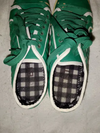 Zapatos verdes estilo italiano