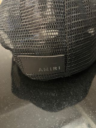 Gorra AMIRI Negra con Bordado (Original)