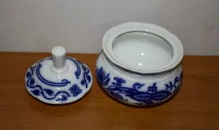 Zuccheriera Thun in porcellana decorata