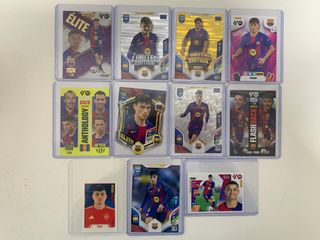 Lote 10 Cromos Pedri Gonzalez FCB