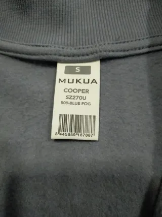 Sudadera gris con cremallera