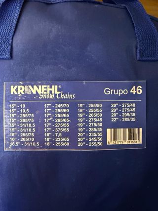 Cadenas de nieve KR WEHL 4x4