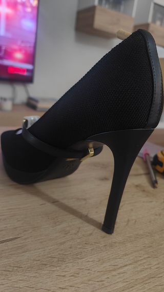 Zapatos tacón negros sin estrenar T41