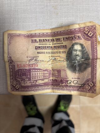 Billete 50 Pesetas Banco de España 1928