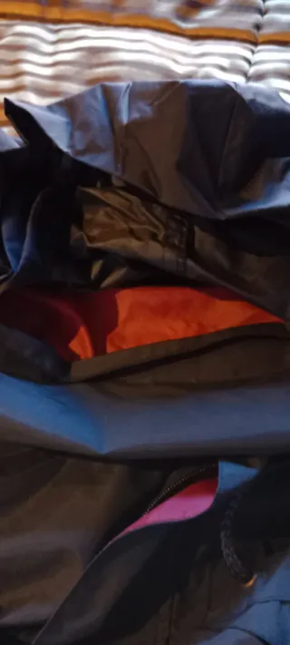 Giacca a vento Spalding nera e rossa