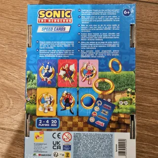 Gioco di carte Sonic Speed Cards Lisciani nuovo