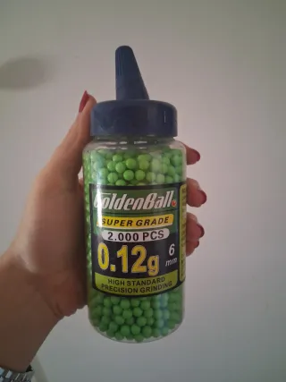 Bolas GoldenBall 0.12g 2000 uds