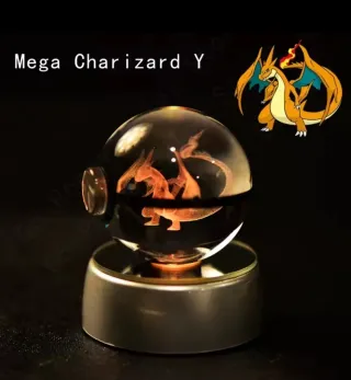 Pokeball Luz con Figura Charizard(NUEVA) PRECINTAD