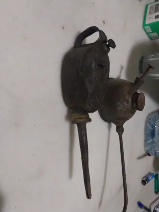 Lote 3 Aceiteras Metálicas Vintage