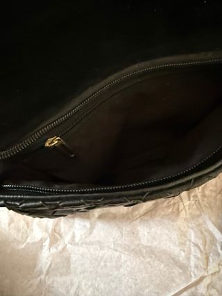 Pochette Borsa Intrecciata Nera