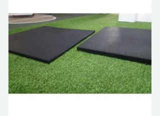 Suelo de caucho 1x1m, 2.5cm grosor