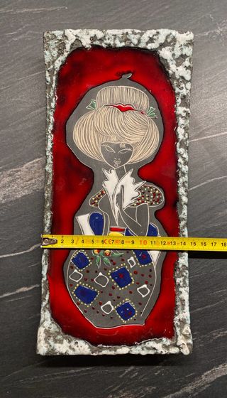 Placca decorativa vintage Libertas San Marino