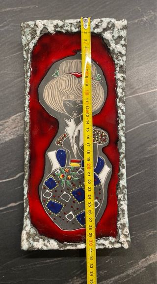 Placca decorativa vintage Libertas San Marino