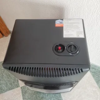 Estufa de gas ComGas negra