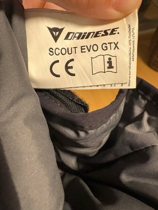 Guantes moto Dainese Scout Evo GTX Talla XL