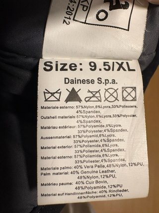 Guantes moto Dainese Scout Evo GTX Talla XL