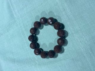 Pulsera traje flamenca o gitana marrón