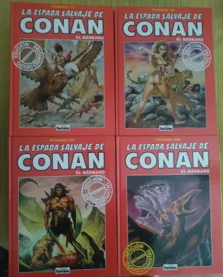 La espada salvaje de Conan tomos rojos Planeta