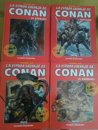 La espada salvaje de Conan tomos rojos Planeta