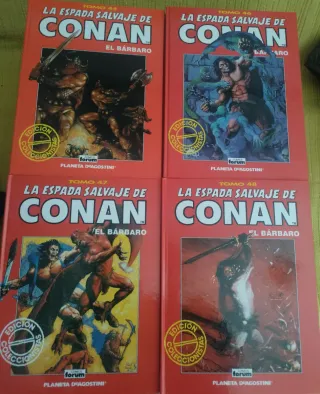 La espada salvaje de Conan tomos rojos Planeta