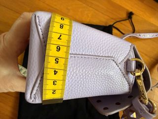 Borsa LA CARRIE viola borchie