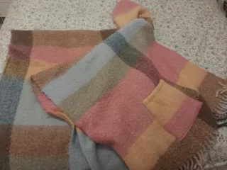 Poncho Surkana Multicolor Talla Única Nuevo