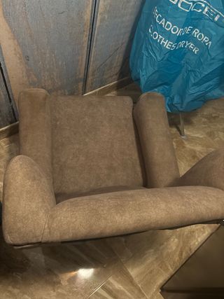 Balancin tela marron chocolate