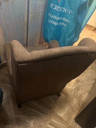 Balancin tela marron chocolate