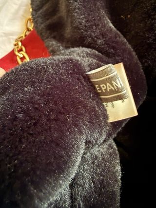 Borsa Le Pandorine rossa con borchie