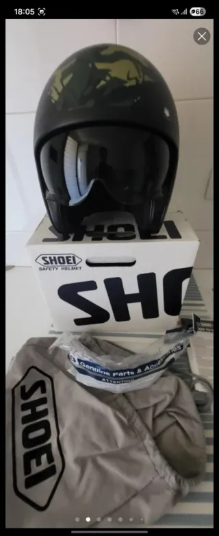 Casco jet moto Shoei J.O Seafire TC-8 Talla M