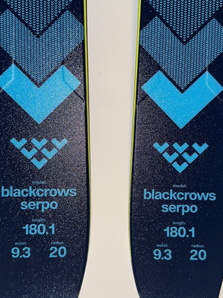Esquís Black Crows Serpo Nuevos 180.1 + Fijaciones