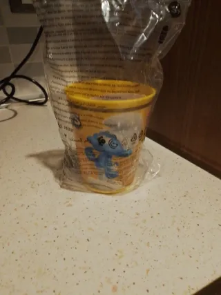 Bicchiere puffi n.19 Burger King