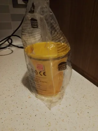 Bicchiere puffi n.19 Burger King