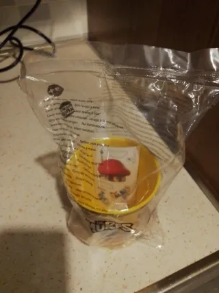 Bicchiere puffi n.19 Burger King