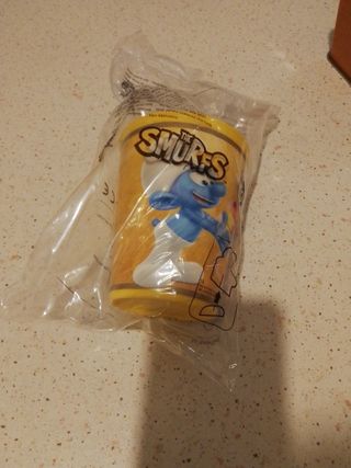 Bicchiere puffi n.19 Burger King