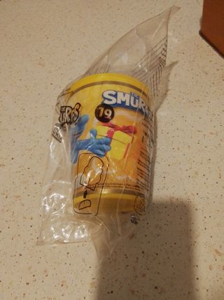 Bicchiere puffi n.19 Burger King