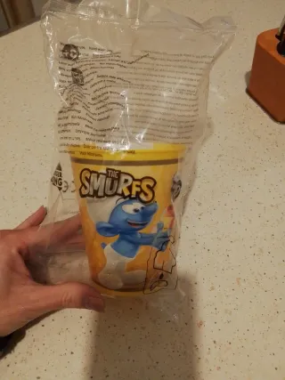 Bicchiere puffi n.19 Burger King