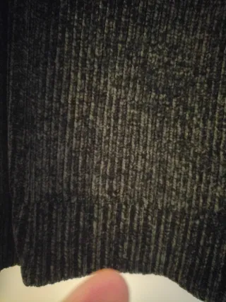 Jersey Terciopelo Negro Talla XL